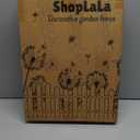 ShopLaLa Garden Fence Animal Barrier (Total 10 ft), 10 Panels, 16.5 Inch, Small and Short White Decorative Outdoor Dog Fence, Metal Fencing Plant Protector Pet Rabbit Yard, No dig Wire Fences Border