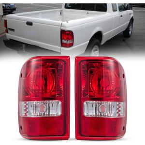 Tail Lights Assembly Compatible with 2001-2011 Ranger Rear Light Red 2Pcs