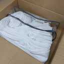 Beige White 70 Inch Wide Curtains 90 Inches Long for Living Room Light Filtering Semi Sheer Modern Farmhouse Pleated Curtain with Hooks Rings for Patio Sliding Door Dining Room Large Window 1 Panel