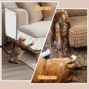 Cat Scratch Mat,118.5"x17.4" Trimmable Self-Adhesive Cat Scratch Furniture Protector, Sticky Cat Scratcher Wall Mat, Covering Cats Tower, Couch Protector from Cats Claws (White)