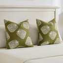 FUTEI Fall Pumpkins Throw Pillow Covers 18x18 Inch Set of 2,Soft Faux Cashmere Cushion Case for Autumn Thanksgiving Holiday Home Decorations