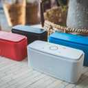 DOSS SoundBox Touch Wireless Bluetooth Speaker-12W HD Sound with Rich Bass, IPX5 Waterproof, 20H Playtime, Handsfree, for Gatherings, Home, Office, Outdoor, Travel-Blue