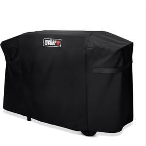 Weber Premium 28 Griddle Cover, 3 Burner, Black