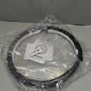 Aimato Car Steering Wheel Cover Carbon Fiber, Ultra-Thin Car Steering Wheel Cover,Comfortable & Breathable Microfiber,Universal Fit for Most Cars, Bright Black