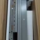 Merax Corner Storage Cabinet with Door and Adjustable Shelf, Small Floor Cupboard Organizer for Kitchen, Living Room or Bathroom, Grey