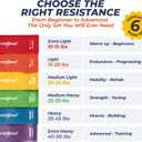 Resistance Bands for Working Out – Set of 6 Loop Exercise Bands for Legs Glutes and Core – Natural Latex Booty Band Designed by a Physical Therapist for Men and Women