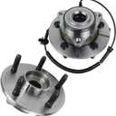 Autoround 515113 Front Wheel Hub and Bearing Assembly Fit for 2006 2007 2008 Dodge Ram 1500, 5 Lug w/ABS, Set of 2