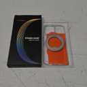 TORRAS 360 Magnetic Stand for iPhone 17 Case, [Rotatable Sturdy Kickstand][Fit for MagSafe][4X Mil-Grade Shockproof] Slim Transparent Phone Cover, Camera Button, Crystal Clear, Ostand O3 Fitness