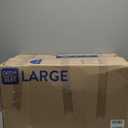 42x42x25.6 Inch Puppy Playpen with Cover, Dog Playpen for Puppies or Small Dogs, Pet Fence for Indoor & Outdoor, Sturdy Safety DogPen with Thickened Fabric, High-Strength Nylon Wire Mesh, Blue