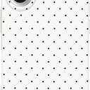 Hython for iPhone 17 Case Cute Polka Dot Aesthetic Design Simple Cover 6.3", Thin Slim Anti-Scratch Soft TPU Bumper Shockproof Rubber Protective Phone Cases for Women Girls Girly Boys, White