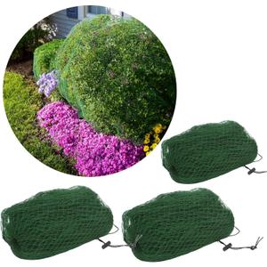Deer Netting  3 Pack Heavy Duty Bird Netting, Chicken Coop, Fruit Trees, Plants, Plastic Fence, Bird Screen, Outdoor Cover, Garden Protection, Net Material, Plant Barrier, 10'x10'