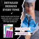 Spirit Classic Freehand Tattoo Stencil Transfer Paper, 8.5" X 11" (100 Sheets), Certified Vegan, Proudly Made in The USA