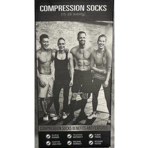 Unisex Compression Socks 15-20mmHg Men