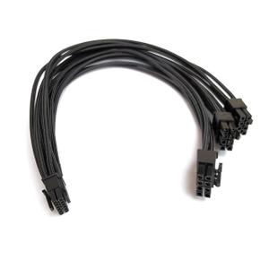 PCIE 5.0 Power Supply 3x8 Pin to 16Pin Mini 12+4Pin 12VHPWR 600W PSU Extension Cable for RTX 3090Ti,4070Ti 4080,4090 Graphics Card ASUS, EVGA, Seasonic Modular Power Supply 16AWG27.5Inch