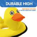 Floating Dog Squeaky Water Pool Toys Water Fetch Toys for Small Medium Dogs, Quick-Dry Waterproof, Machine Washable, Lake & Beach Interactive Summer Dog Toy Duck