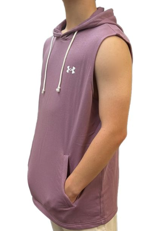 Under Armour Men's UA Rival Terry Sleeveless Hoodie 1376765, Size M