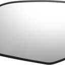 X AUTOHAUX Car Rearview Left Driver Side Mirror Glass Replacement W/Backing Plate Heated White Glass for Honda Odyssey 2006-2008