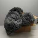 Calming Dog Bed Fluffy Plush Dog Mat for Furniture Protector with Removable Washable Cover for Large Medium Small Dogs and Cats (Large(45x37x6)