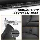 Muslogy Center Console Armrest Cover Fit for Jeep Wrangler JK JKU 2011-2017 Accessories, Comfort Armrest Pad Console Lid Cushion Vegan Leather Regular Thick