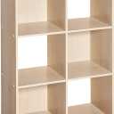 ClosetMaid 4176 6-shelf Cubeicals Organizer, 6-Cube, Birch