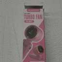 Portable Handheld Turbo Fan, 5-Speed Personal Fans, 5000mAh Rechargeable Fans Up to 12 Hours, Weight only 0.6lb Small Fan, Hand/Neck/Desk Fan 3 IN 1, Beach Vacation Essentials (Pink)