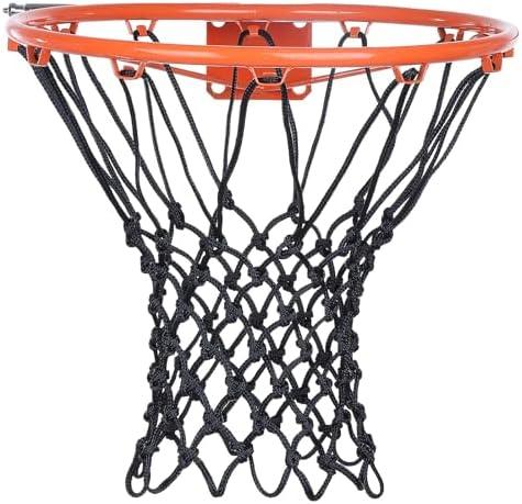 Heavy Duty Basketball Net Replacement 2025 Professional On-Court Quality, All Weather Anti Whip Fits Standard Indoor Outdoor Rims 21 inches Long 12 Loops