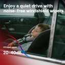 BERG REGEN 26"+21" Windshield Wiper Blades Replacement for Acura MDX 2007-2013, Dodge Durango 2004-2009, Honda CR-Z 2011-2016, Honda Crosstour 2013-2014 Genuine OEM Quality (Set of 2)