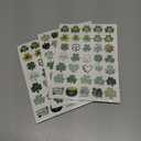 3 x 210Pcs St Patricks Day Tattoos Adult Shamrock Face Stickers 105 Unique Styles of St Patricks Day Temporary Tattoos for Body Women Irish Accessories for Party Decor(clover210)