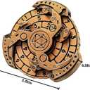 3 x D&D Themed Fidget Spinner, dice Spinner, D4,D6, D8, D10, D12,D20,D% 7-in-1 Metal dice, Perfect for D&D Dungeons and Dragons, RPG and Pathfinder Role Playing Games (Black Gold)