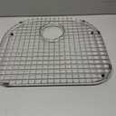Serene Valley Sink Protector and Kitchen Sink Bottom Grid NDG2421, 304 Premium Stainless Steel, dim 19 3/8" x 16 3/4", Medium