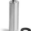 1" Dia Post with 3" Total Length for Wood Lathe Tool Rest Including Thread, M10X1.5 Thread