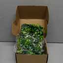 6FT Eucalyptus Garland with Flowers, 2 Pack Artificial Greenery Garland Hanging Spring Eucalyptus Garland Suitable for Table Wedding Backdrop Arch Wall Party UV Protected Indoor Outdoor Decor