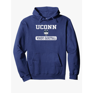 Connecticut Huskies Womens Basketball Officially Licensed Pullover Hoodie, Small