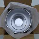 2Pcs 4.25inch Trailer Wheel Center Caps Push Thru 4.25" Bore 4.33" Tall for Wheel Rim, Chrome Silver Wheel Cover