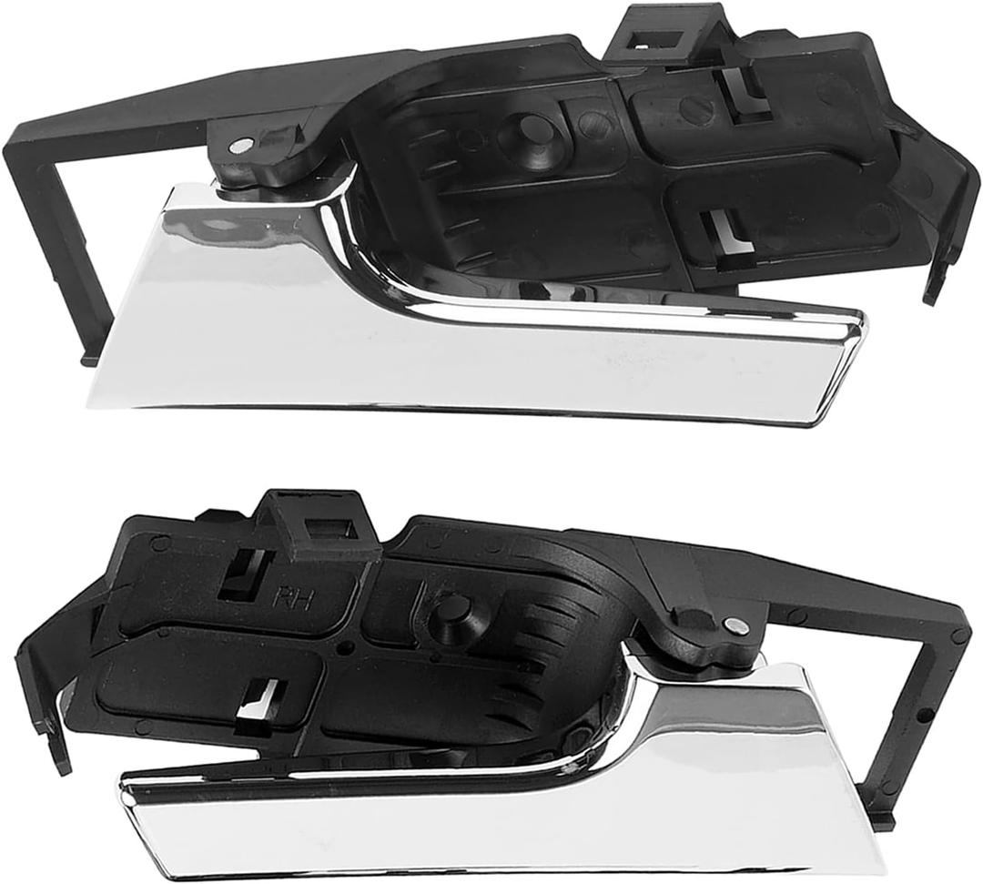 HHCSOP Interior Inside Door Handle Fit for 2007 2008 2009 2010 2011 Chevy Aveo Aveo5 Pontiac G3 Wave Front Rear Left Driver & Right Passenger Side