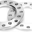 KSP 8 Lug Universal Wheel Spacers 12mm, 1/2in 8x6.5 8x165.1 8x170 8x180 Lug Spacer for F350 250 Ram 2500 3500 Express Silverado Suburban Sierra 2500 3500HD Dually Wheel, 2PCS CNC Machined Spacer
