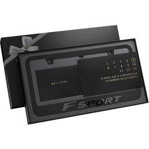 Black License Plate Frame