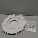 Little2Big Toilet Seat with Built-In Potty Training Seat, Slow Close, Durable Plastic, Made in USA, ROUND, White