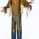 National Tree Company Pre Lit Animated Werewolf, Brown, Sound Activated, LED Lights, Halloween Collection, 63 Inches