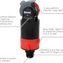 Eden 16030 5 Pattern Turbo Gear Drive Rotary Sprinkler Head Plus One-Direction Misting System for Lawn and Garden, 360 Degree Coverage