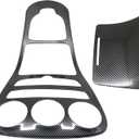 XQSMWF Carbon Fiber Gear Shift Panel Trim Fit for Mercedes C-Class W205