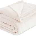 Bedsure GentleSoft Fleece Bed Blankets Full Size Cream - Soft Lightweight Plush Fuzzy Cozy Luxury Blanket Microfiber, 84x90 inches