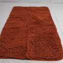 OLANLY Bathroom Rugs 30x20, Extra Soft Absorbent Chenille Bath Rugs, Rubber Backing Quick Dry, Machine Washable Bath Mats for Bathroom Floor, Tub and Shower, Home Decor Accessories, Clay