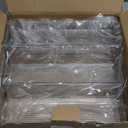 SIMPLEMADE 3-Tier Spice Rack Organizer - Versatile Storage Shelf for Kitchen, Bathroom, Bedroom & Office, Set of 1, Expandable Clear