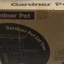 Gardner Pet 41" Tall Cat Tree for Medium-Large Cats, Heavy Duty Cat Tower with 2.8in Posts & Washable Top Perches, Space-Saving Cat Furniture for Apartments, Easy to Assembly (Beige)