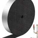 Pipe Insulation Wrap 2" Wide X 32.8 Ft , Outdoor Pipe Foam Insulation Tape Self Adhesive for Winter Freeze Protection Insulation Wrap(1 Roll)