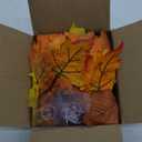 DearHouse 2 Pack Fall Garland Maple Leaf, 5.9Ft/Piece Hanging Vine Garland Artificial Autumn Foliage Garland Thanksgiving Decor for Home Wedding Fireplace Party Christmas (Yellow)