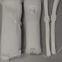 2 Pack Wii Remote Controller with Motion Plus, Wireless Controller for Nintendo Wii and Wii U, with Silicone Case and Wrist Strap, No Nunchucks (white)