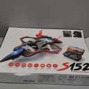 BEZGAR Brushless RC Plane with Camera | 2.4GHZ Remote Control Airplane, 6-axis Gyro Drones for Kids, RC Helicopter, 360Flip Jet Fighter for Beginners with LED Navigation Lights