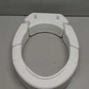 Carex Elongated Hinged Toilet Seat Riser, Adds 3.5 Inches of Height to Toilet, 300 Pound Weight Capacity, Raised Toilet Seat